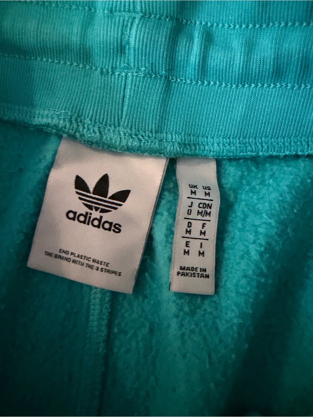 Adidas Original Unisex Teal Hoodie & Sweatpants SET - Picture 5 of 5